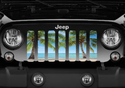 Beach Life Jeep Grille Insert