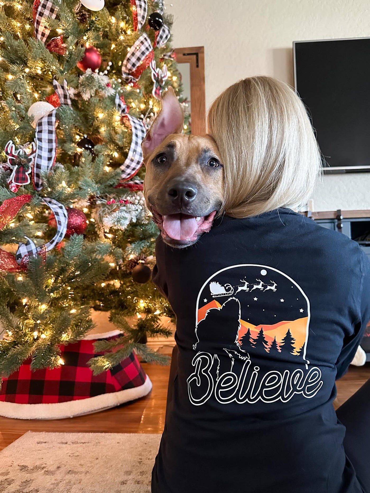 Bigfoot Believe Santa Christmas