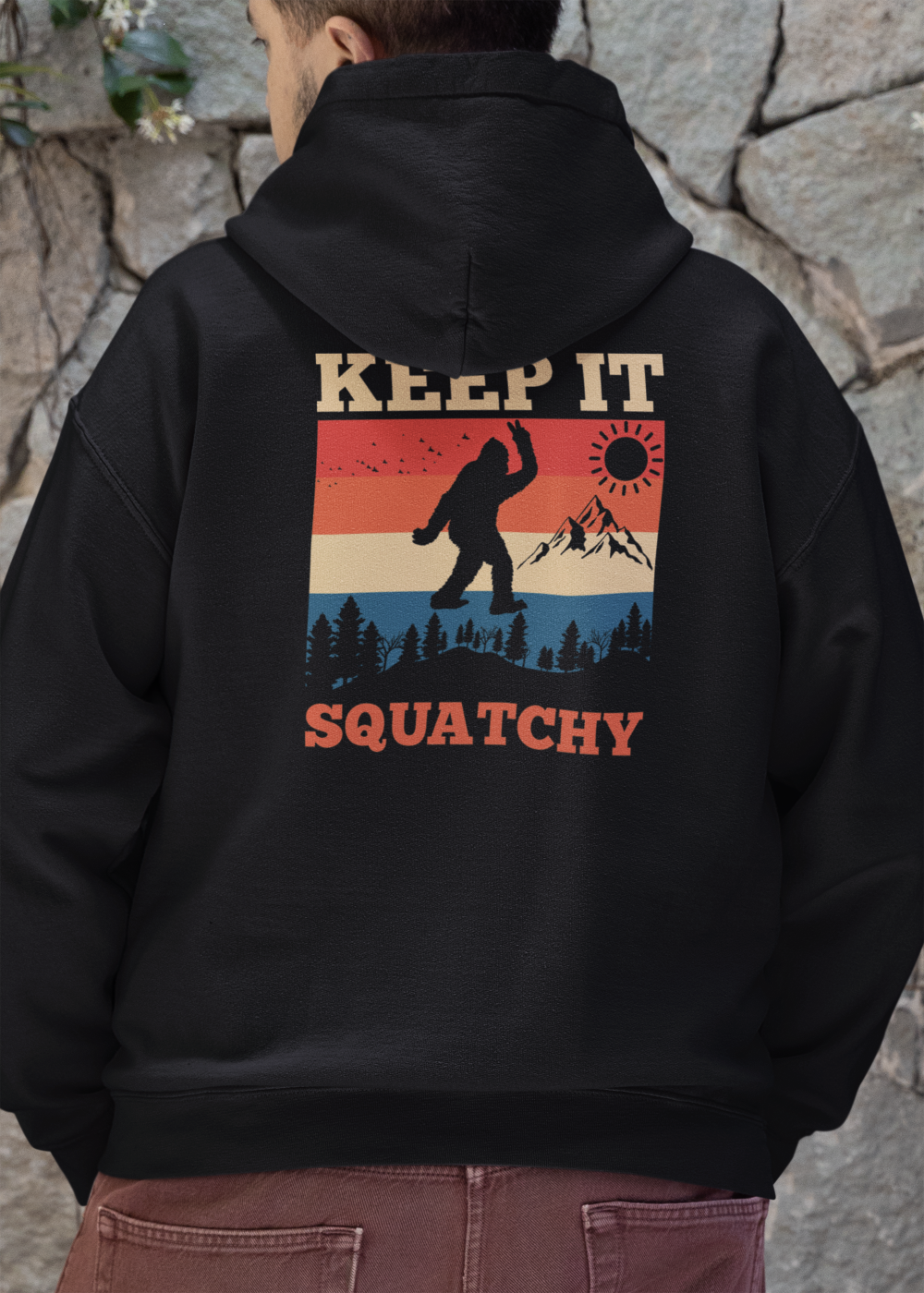 Bigfoot Keep It Squatchy Zip-Up Hoodie