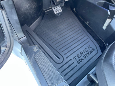 Aftermarket UTV Rubber Floor Mats-Polaris RZR XP 1000