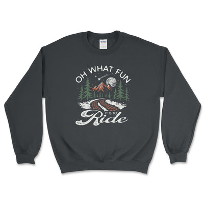 Festive Holiday Sweatshirt-Oh What Fun It is the RIde