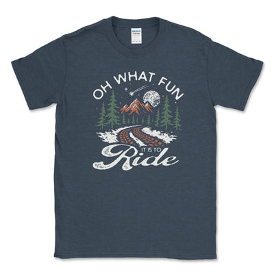 Festive Holiday T-shirt Oh What Fun It Is to Ride
