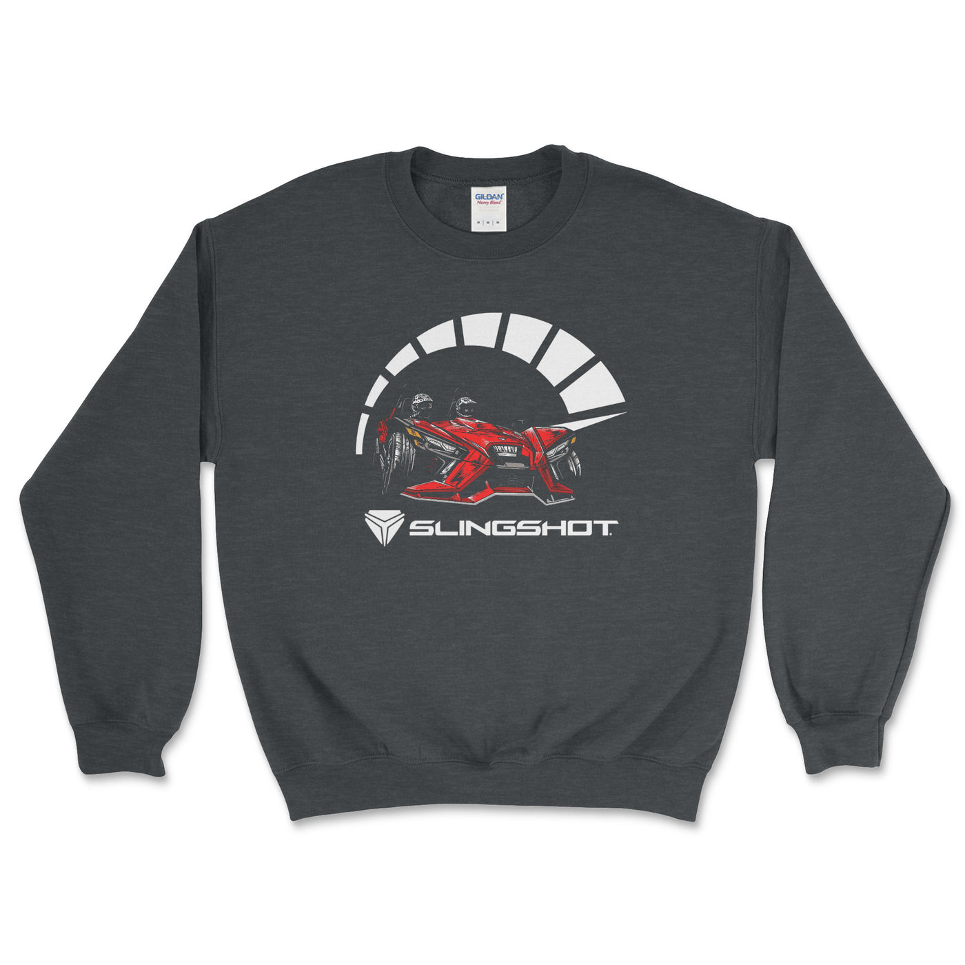 Adventure-Ready Polaris Slingshot Crewneck Sweatshirt - Goats Trail Off-Road Apparel Company