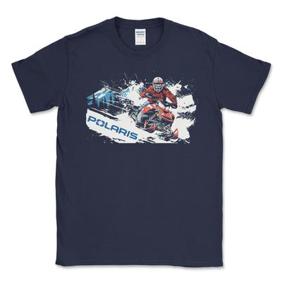 Men's Big and Tall Polaris Snow Trail Riders T-shirt