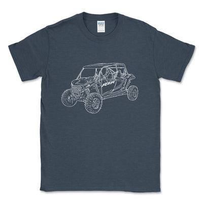 RZR Polaris Side by Side - Adventure Tee Shirt - Goats Trail Off-Road Apparel Company