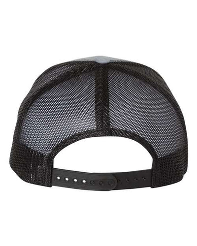 Heather Grey Snap Back Hat Rear