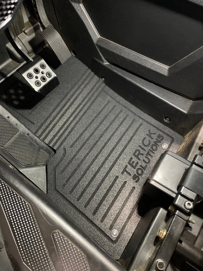 Aftermarket Off Road SXS Rubber Floor Mats-Polaris RZR PRO R