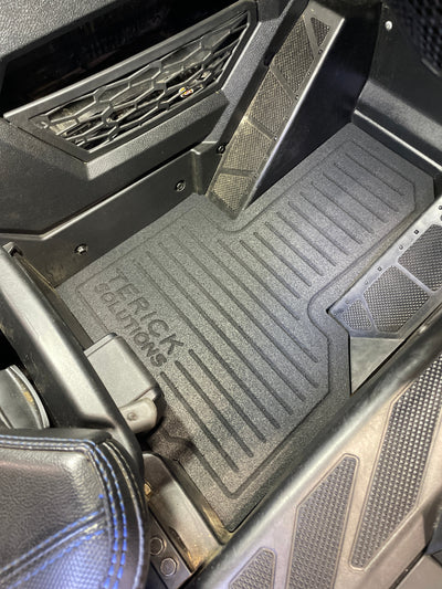 Aftermarket Off Road SXS Rubber Floor Mats-Polaris RZR PRO R