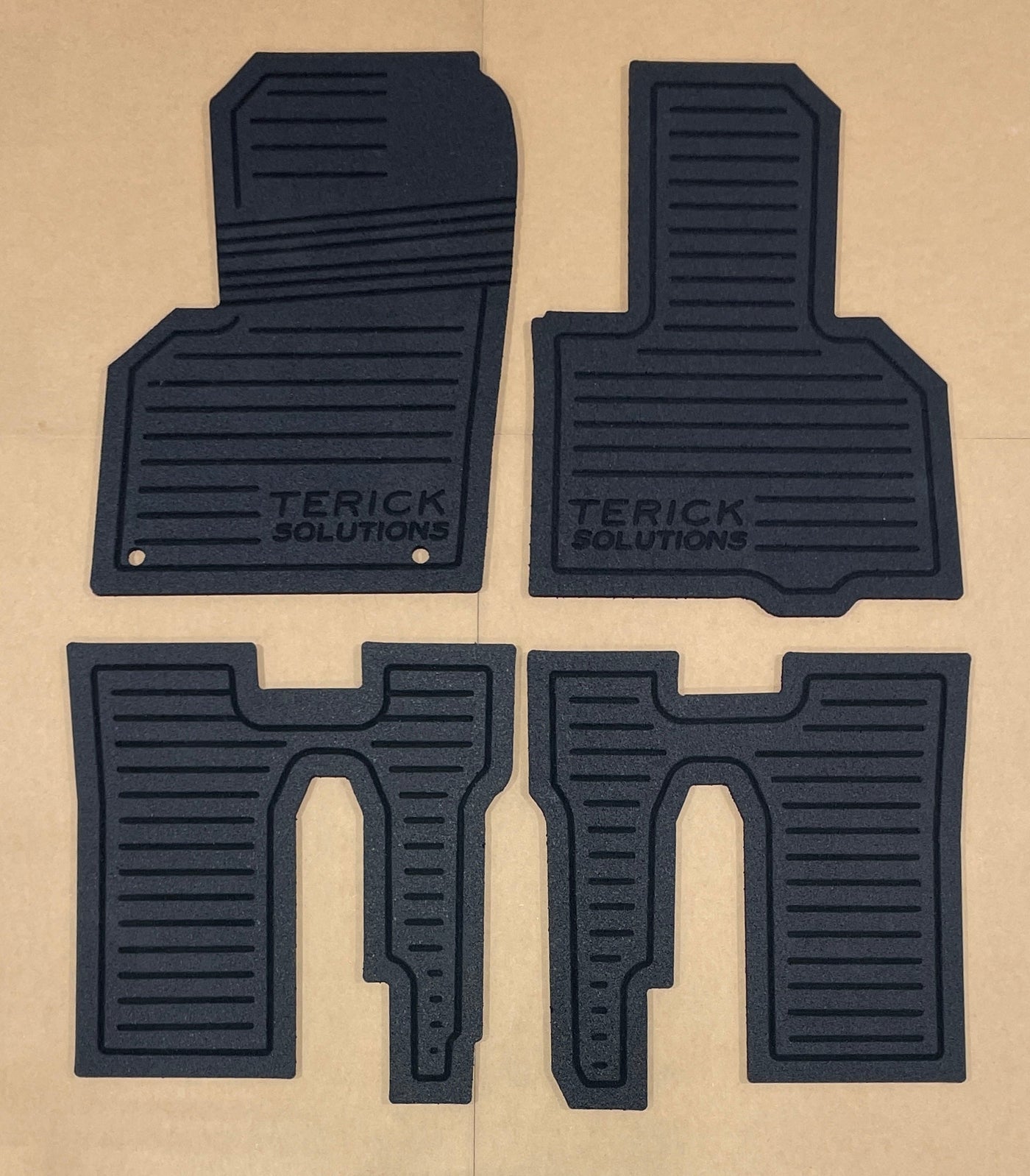 Aftermarket Off Road SXS Rubber Floor Mats-Polaris RZR PRO R