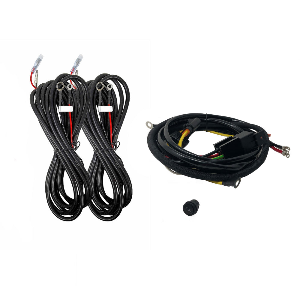 KC HiLiTES® Profile SideCast™ Four-Light Wiring Kit-Platform One™-10-25 Toyota 4Runner