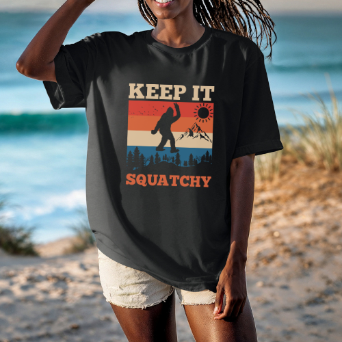 Keep It Squatchy Funny Bigfoot Tee