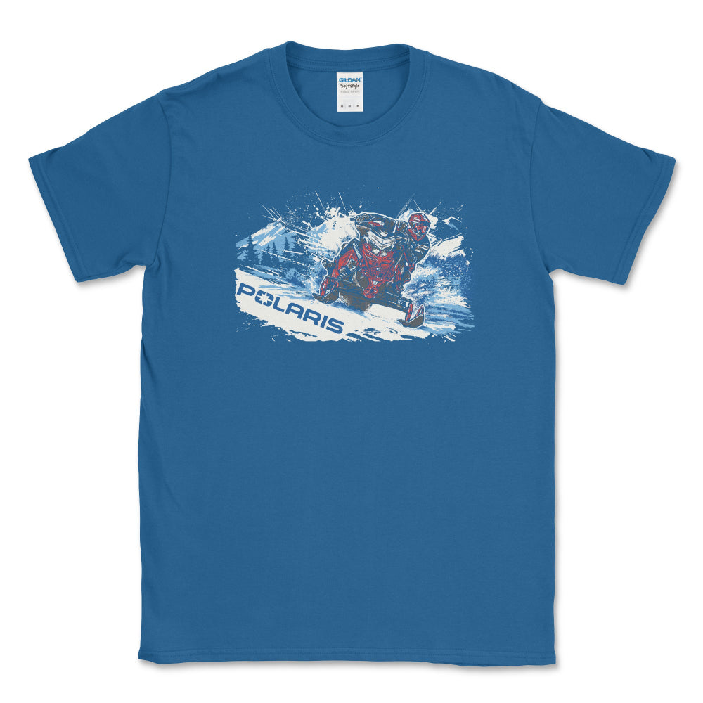 Men's Big and Tall Polaris Snowmobile Tee Shirt
