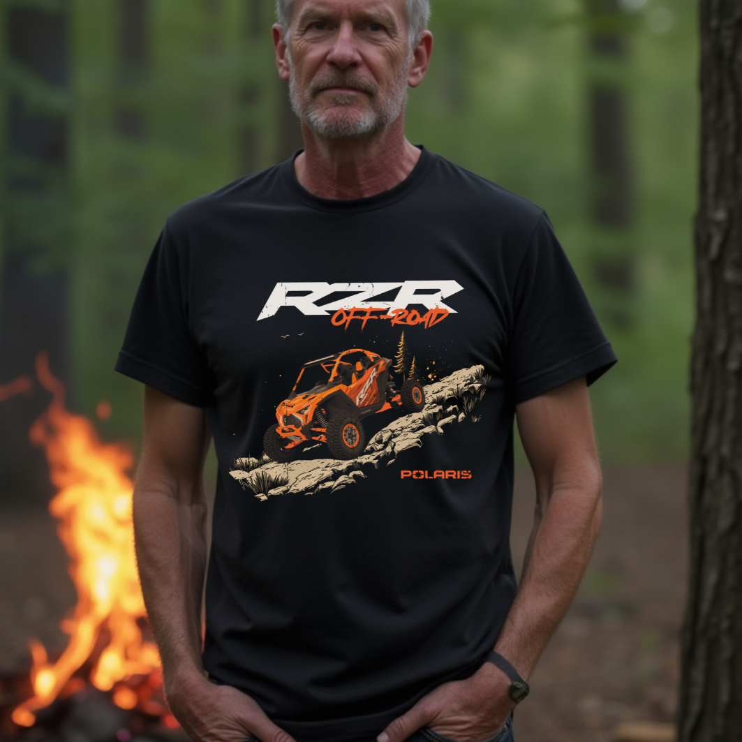 Men's Big and Tall RZR Off-Road Polaris Tee Shirt