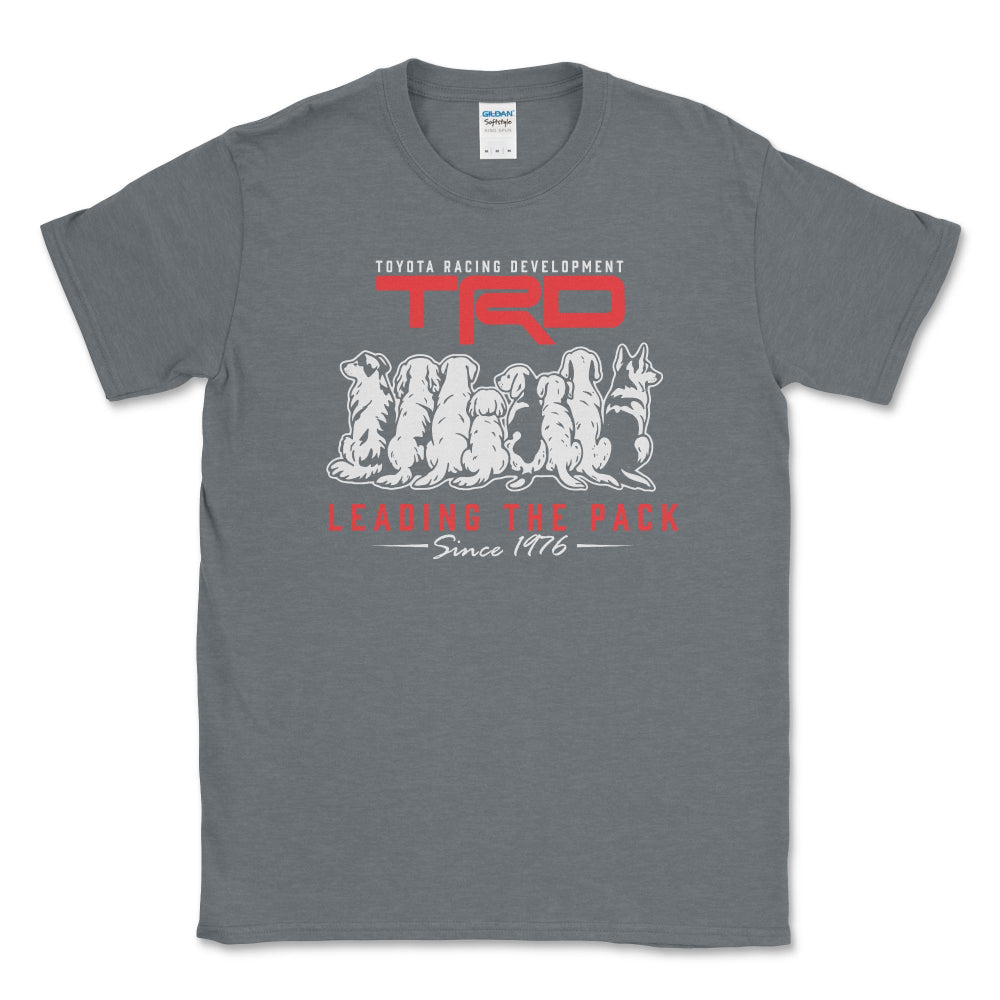Men's Big and Tall TRD Leading the Pack Charcoal Tee Shirt