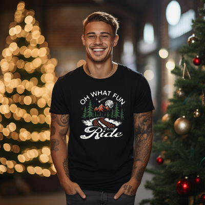 Oh What Fun It is the Ride Christmas Tee