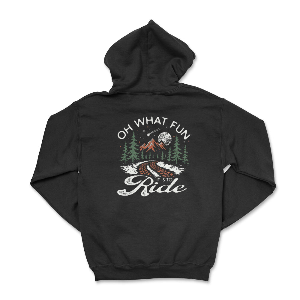 Oh What Fun It is to Ride Zip-Up Hoodie