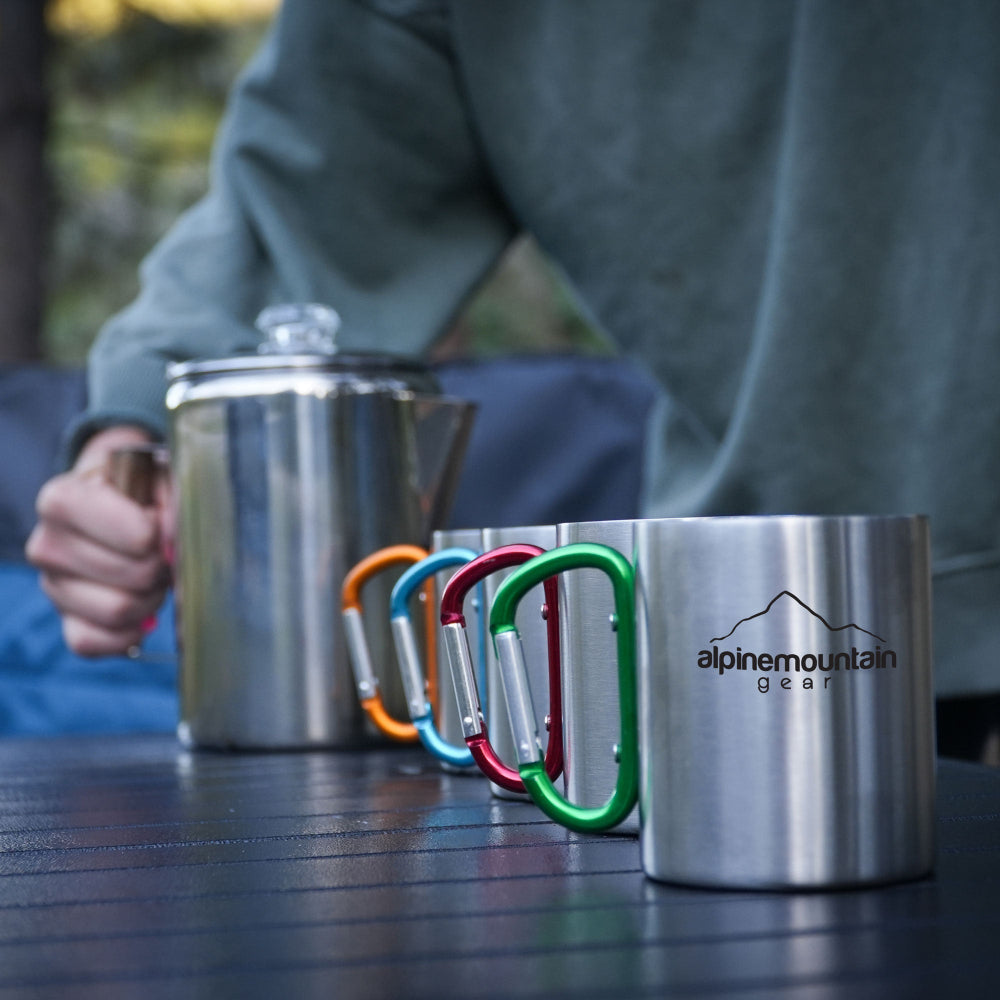 Alpine Mountain Stainless Steel Coffee Set - Perfect Brew