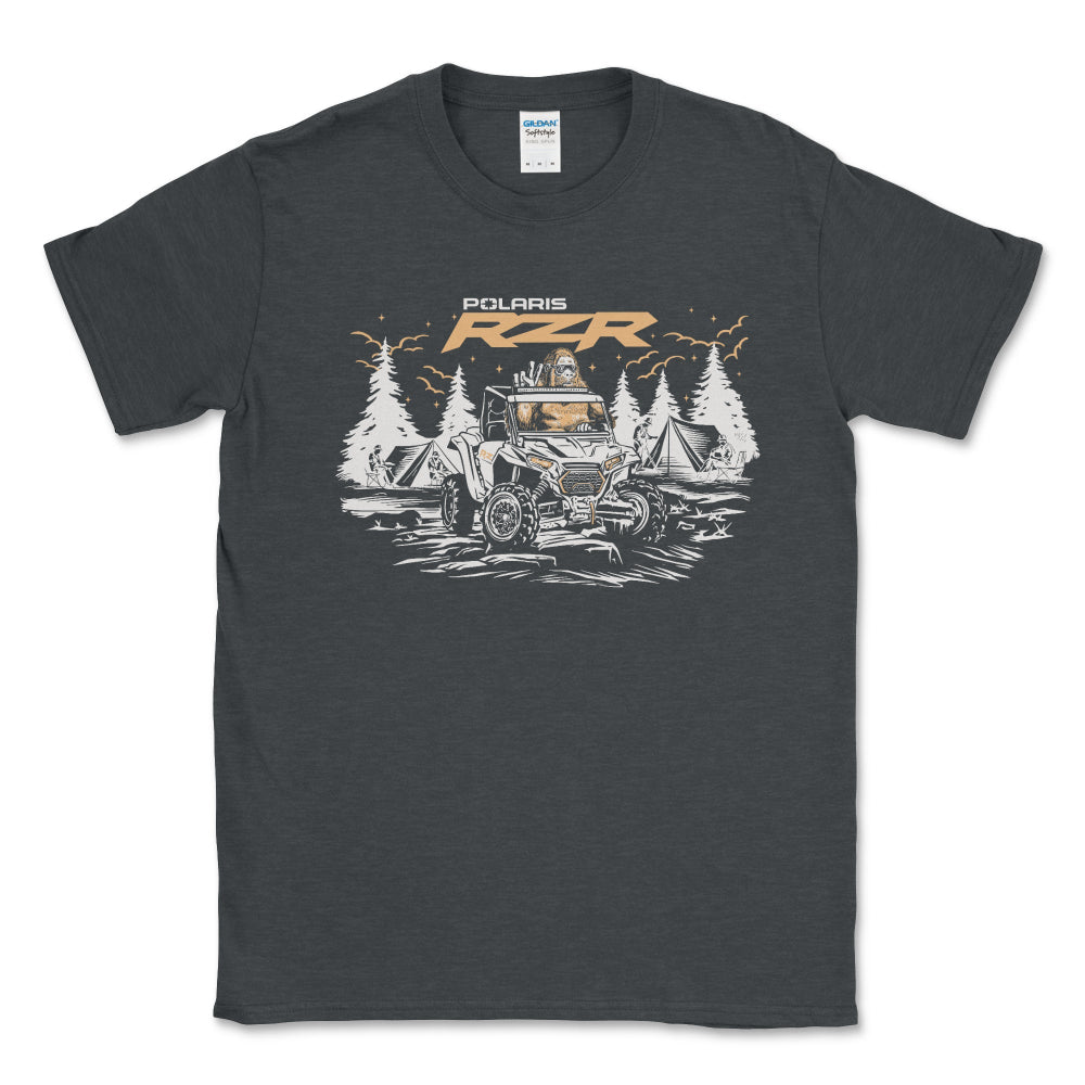 Polaris RZR Bigfoot Camping Wilderness Tee Shirt