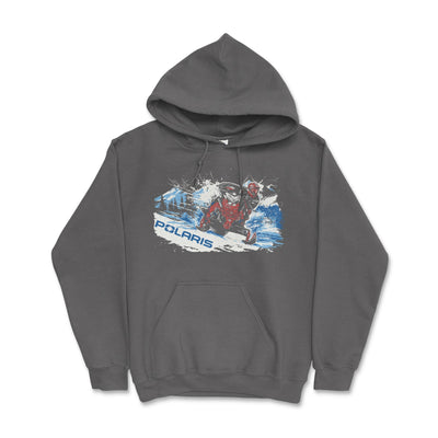 Polaris Snowmobile Red Sled Hoodie