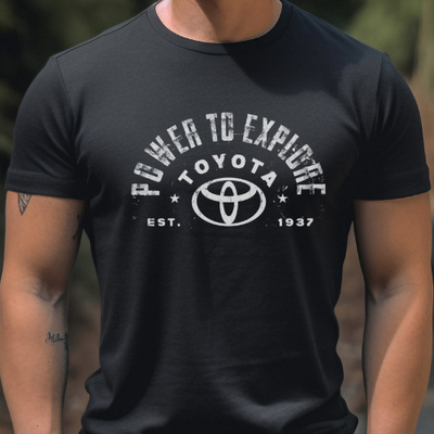 Power to Explore Men's Big and Tall Tee Est. 1937