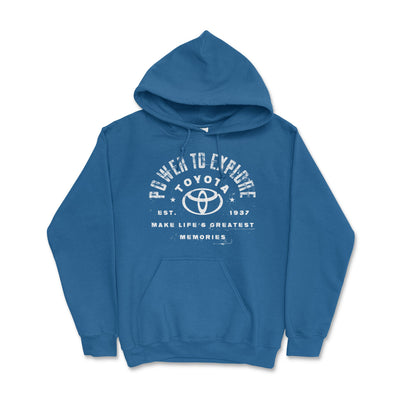 Power to Explore Royal Hoodie