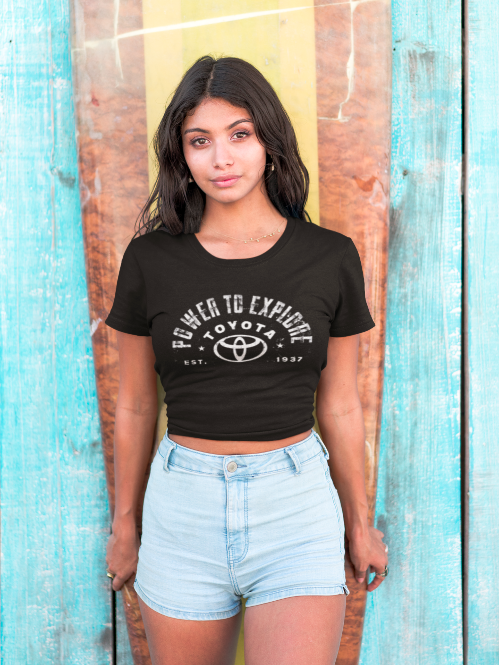 Power to Explore Toyota Women's Crop Top