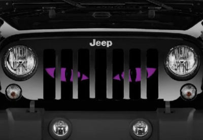 Purple Chaos Eye Jeep Grille Insert