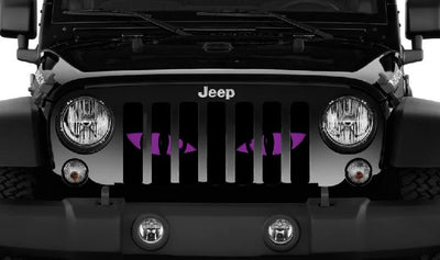 Purple Chaos Eyes Jeep Grille