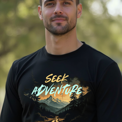 Seek Adventure Polaris Long Sleeve Wilderness Tee Shirt