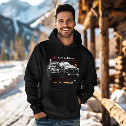 Sequoia Let's Go Place Licensed Toyota Hoodie