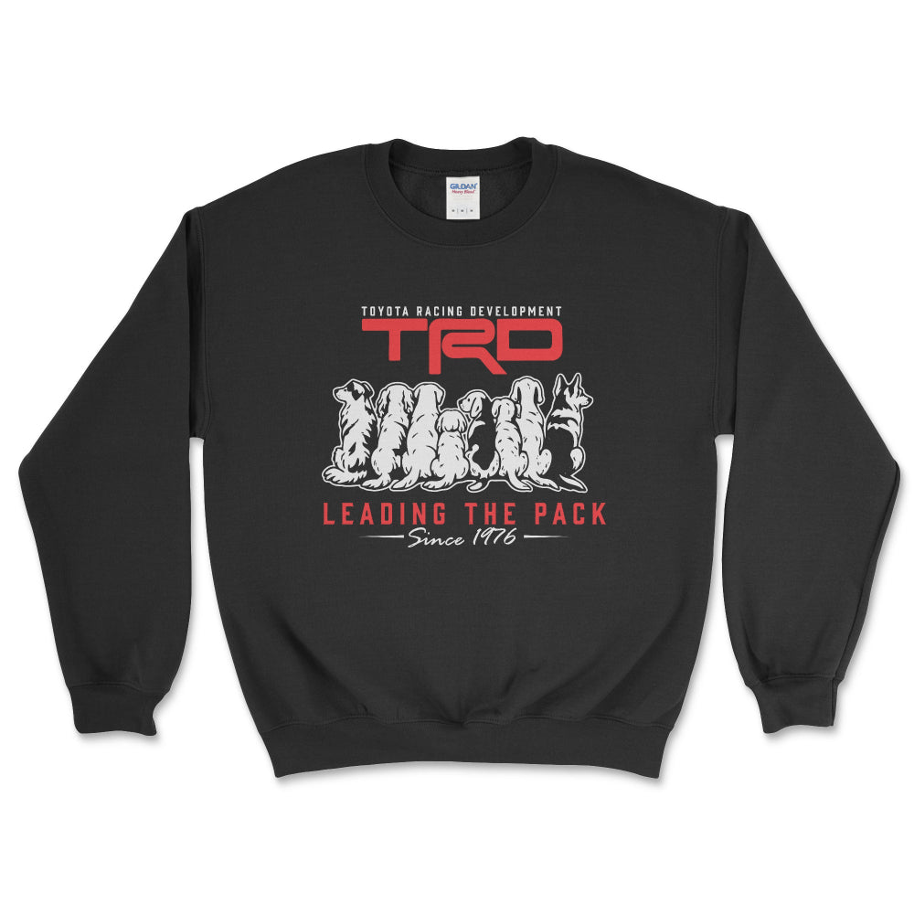 TRD Black Crewneck Sweatshirt-Toyota Racing Development