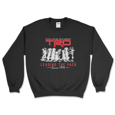 TRD Black Crewneck Sweatshirt-Toyota Racing Development