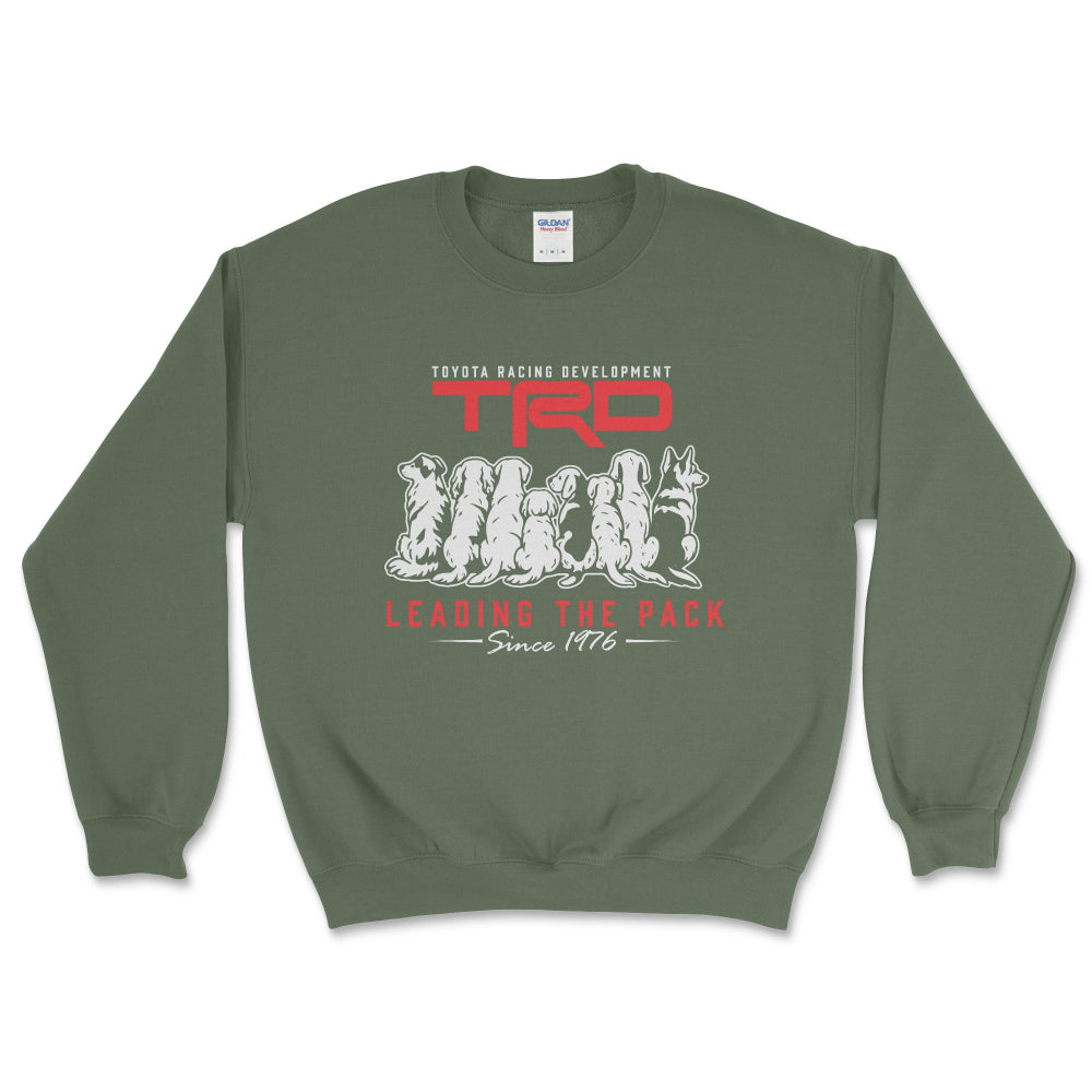 TRD Dog Lover's Crewneck-Military Green