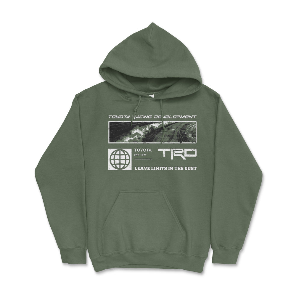 TRD Leave Limits in the Dust Military Green Hoodie