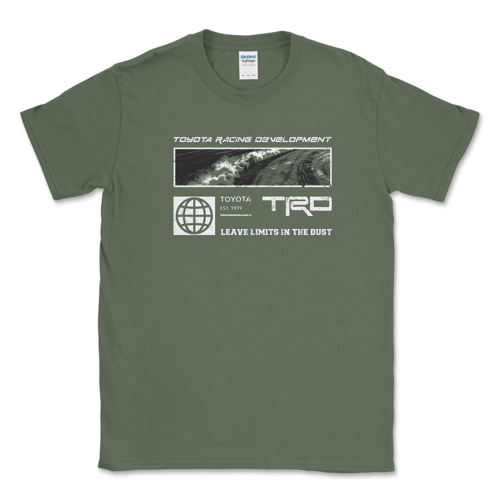TRD Leave Limits in the Dust Military Green Tee Shirt