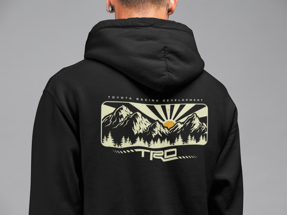TRD Off Road Zip-Up Black Hoodie