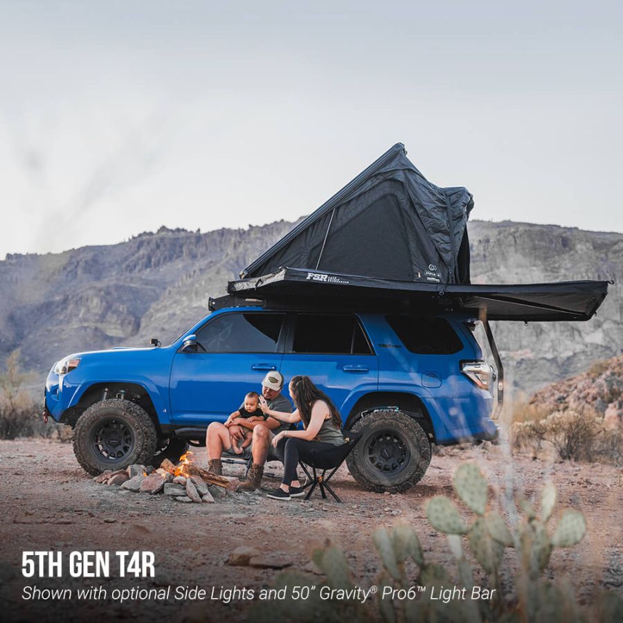 Toyota 4Runner 5th Gen-KC HiLiTES® Gravity Pro6 with Platform One Roof Rack