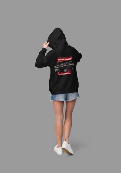 Toyota 4Runner Black Zip-Up Hoodie-Ready for Anything