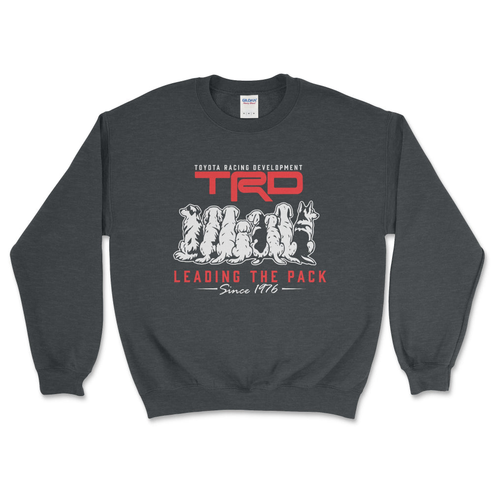 Toyota Leading the Pack Crewneck-Dark Heather