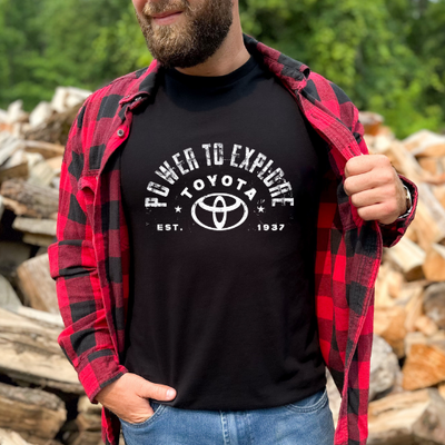 Toyota Licensed Black Long Sleeve Tee
