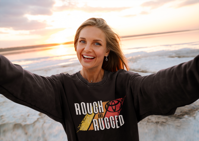 Toyota Logo Rough and Rough Crewneck