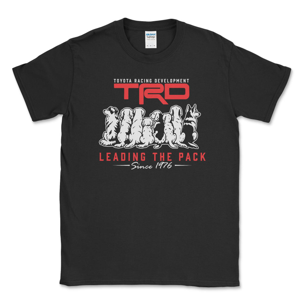 Toyota Men's Big and Tall Tee Shirt-Dog Leading the Pack