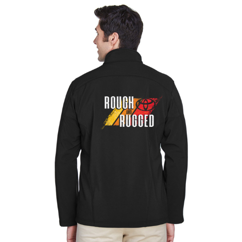 Toyota Men's Logo Black Jacket-Rough and Rugged