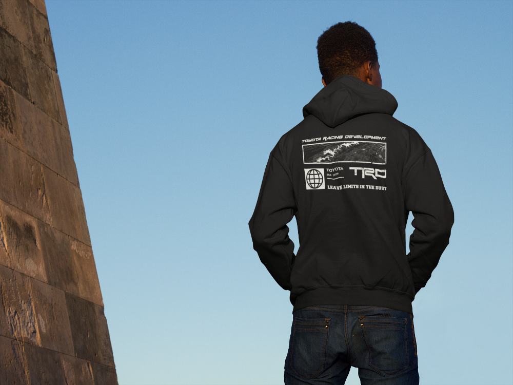 Toyota Racing Development Black Zip-Up Hoodie