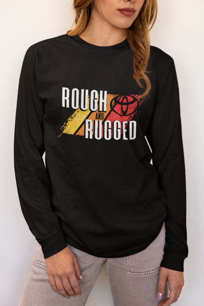 Toyota Rough and Rugged Black Long Sleeve Tee Shirt