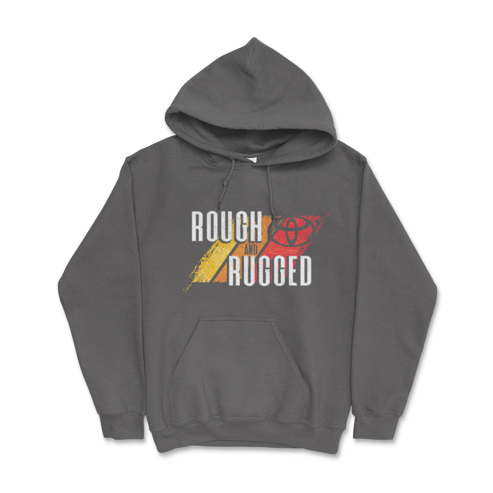 Toyota Rough and Rugged Charcoal Hoodie