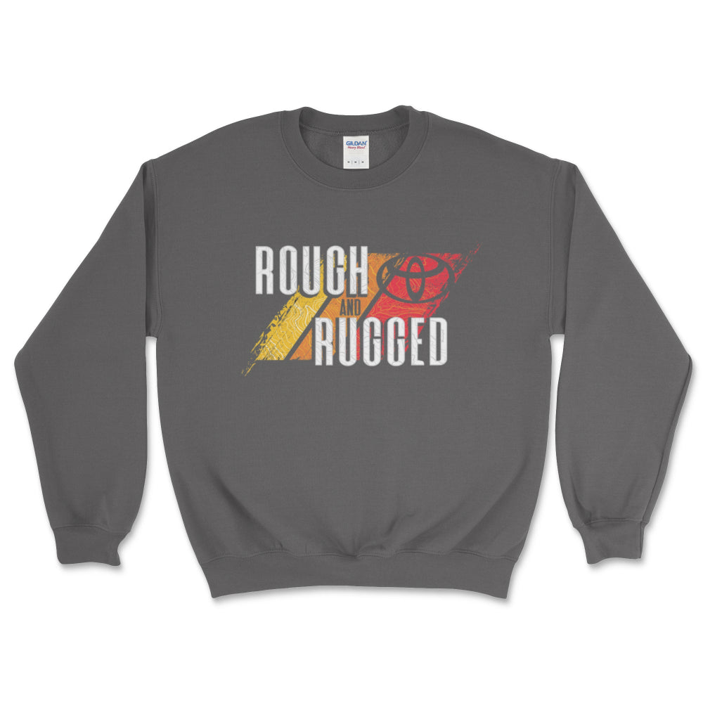 Toyota Rough and Rugged Crewneck Sweatshirt Charcoal
