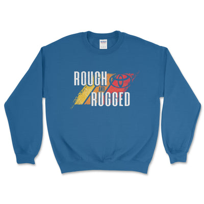 Toyota Rough and Rugged Crewneck Sweatshirt Royal