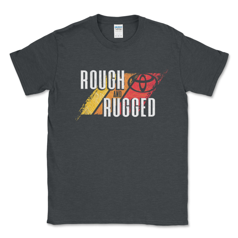 Toyota Rough and Rugged Off Road Tee Shirt Dark Heather