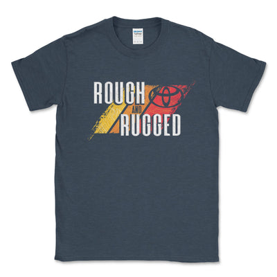 Toyota Rough and Rugged Tee Shirt Heather Navy
